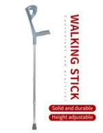 Top quality aluminum multifunction expandable medical walking stick with pp handle for old blind