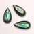 Import Top Quality Wholesale Natural Loose Gemstones Pear Cut Flat back 8x16 mm Abalone Shell Cabochon for Jewelry Making from China