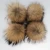 Import Top seller  trendy beautiful different color faux fluffy rabbit fur pom poms for key chain from China