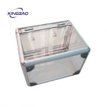 Transparent standard CD jewel case,plastic round CD case