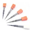 Tungsten Carbide Micro Mill Groove Metal Tapered Bits Iron Flexible Forming Tools Wood Taper Cutting 4 Fltues End Mills