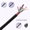 Twisted pair shielded wire flexible electrical wire signal transmission  cable RVVPS