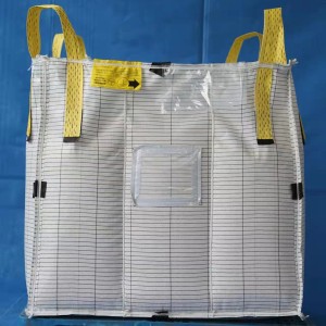 Type C Conductive Fabric Bulk Bag Ton Bag for Safe Transit in Sensitive Working Environment FIBC