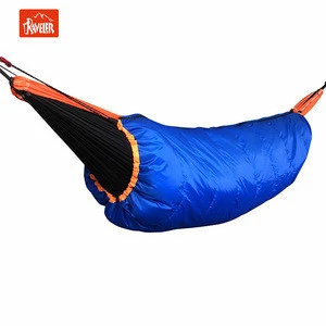 Ultralight Outdoor Swing Bed Underquilt Hammock Sleeping Bag  For Cold Weather