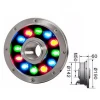 Under Water DMX Control RGB IP68 304 Stainless Steel Ring Motif Led Fountain Light