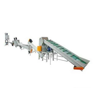 Union 500-3000kg pet bottle fully automatic waste plastic recycling machine