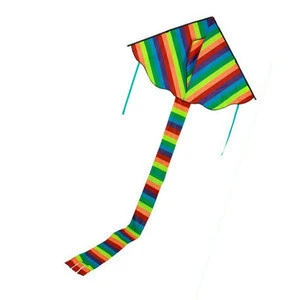 Unionpromo customized nylon huge rainbow kite for kids