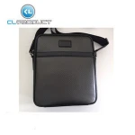 Unique Light Weight Carbon Fiber Cloth With Leather Messenger Bag