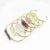 Import Unique Natural Raw Crystal Gemstone Bracelet Handmade Gold Plated Wire Wrapped Quartz Bracelets Bangles for Women Jewelry from China