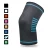 Import Unisex High-Density Super Elastic Breathable Warmth Nylon Knitted Sports Fitness Knee Pads from China