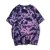 Import Unisex Streetwear T Shirt Printing Tie Dye Short Sleeve Mens Hip Hop T Shirts tee shirt from China
