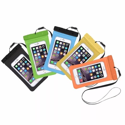 Universal PVC mobile phone touch waterproof bag mobile phone case diving swimming diving storage bag mobile phone case