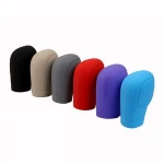 Universal silicone rubber automatic car gear lever stick shift knob handle cover sleeve