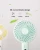 Import USB wireless High quality LED desktop mini handheld fan with night light from China