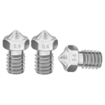 V5/V6 Hardened Steel Nozzle 0.4mm M6 threaded for 1.75mm filament E3DV6 J-Head 3D printer parts