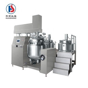 Vacuum Emulsion Machine for Cosmetic Cream Paste Making vacuum emulsifying mixer equipment