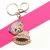 Import Valentines Day High Quality Key and Heart Lock Charms Keychain Crystal Rhinestone Keyring For Girl friend Gift from China