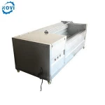 vegetable potato brush washer and peeler machine