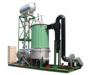 Vertical large capacity thermal hot oil heater boiler