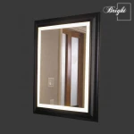 Wall Mount Clock Blue-tooth Speaker Smart Led Bathroom Mirror