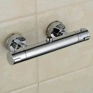Wall Mount Exposed Constant Temperature Control Shower faucets Thermostatic Shower Mixer Faucet