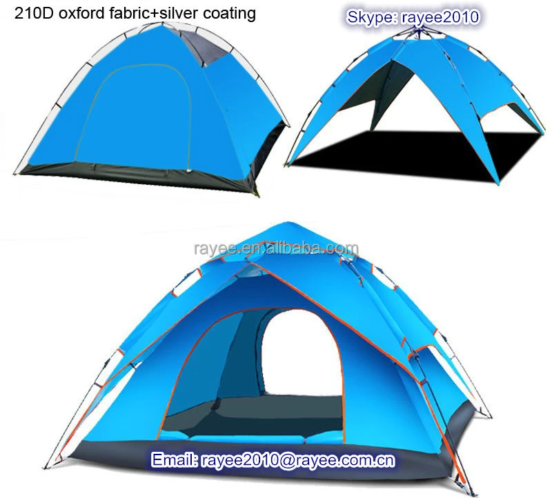 Waterproof Automatic Instant Tent Camping Family Pop Up Tent Umbrella, tienda/barraca/tenda