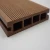 Import Waterproof WPC timber floor, good price hollow grooved deck board, black wood plastic composite deck board from China