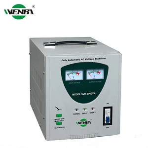WENBA SVR-8000VA Singles Phase 1-8% Adjustable Stabilizer Voltage Regulator