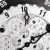 Import White Black 12 Inch Mechanical Gear Appearance Quartz Wall Clock from China
