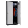 White Metal modular custom stainless steel wooden designs modern bedroom closet wardrobe