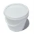 Import white plastic barrel blue hygenic drums handle buckets with lids from China