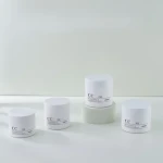 white plastic facial care jar packaging wholesale 200g plastic jar bottle cosmetic 300g face cream jar