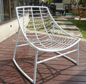 White Powder Coated Aluminum Outdoor Furniture