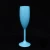 Import wholesale 170ml blue acrylic plastic champagne glass 6oz Champagne Flutes from China