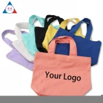 wholesale a large ecological custom logo cotton canvas shopping bag