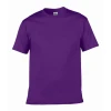 Wholesale blank plain 100% cotton unisex white crew neck t-shirts mens plus size digital printing custom t-shirt