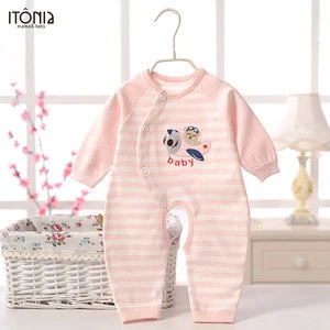 Wholesale blank vintage brand baby clothes organic cotton