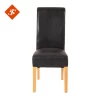 Wholesale cheap solid wooden leather cover modern luxury restaurant chairs