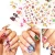 Import Wholesale Colorful Nail Stickers Kits Summer Flowers Black Line Design DIY Water Tattoo for Wraps Nail Sticker Decal from China