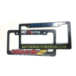 Wholesale custom design carbon fiber license plate frame for America cars