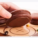 Wholesale Custom Macaron Pastry NonStick Silicone Baking Mat for Bake Pans