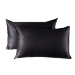 Wholesale Custom Organic Satin Silk Pillowcase for Hair and Skin 100% Pure Mulberry Black Silk Pillow Case