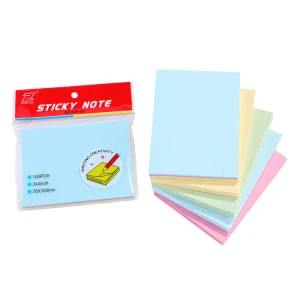Wholesale Custom Sticky Notes School office colorful Memo Pad Writing Notes