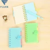 wholesale cute fashion portable mini students/business pvc coil notebook