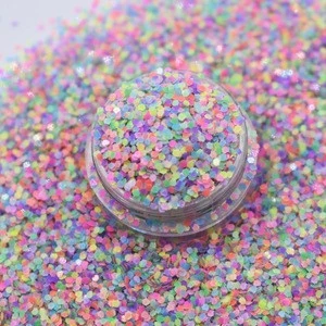 Wholesale extra Sparkly PET glitter Multicolor chunky glitter