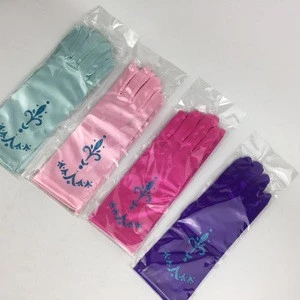Wholesale Frozen Elsa Anna Printed cloth gloves&amp;Mittens for yong girls