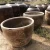 Import Wholesale large clay flower pot planters for drinking stone garden pots from China