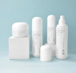 Wholesale Luxury Cosmetic Bottles Glass Black Cosmetic Packaging Skin Care Bottles Cosmetic Jar PUMP Sprayer