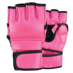 Wholesale Manufacturers Direct Sale Cheap Cool Leather MMA Gloves / Professional Leather Gym Fitness Training Gloves