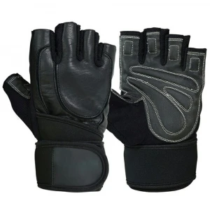 Wholesale Muay Thai Sand Bag UFC MMA Half finger Gloves Boxing Gloves real cowhide leather mma gloves DG-